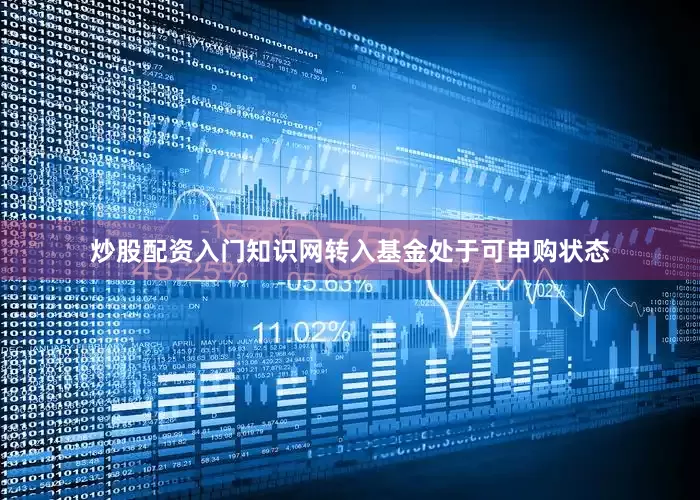 炒股配资入门知识网转入基金处于可申购状态